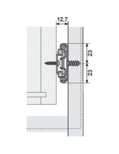 COUL KA 5632/400 LM 12.7 45KG HETTICH 73279 2
