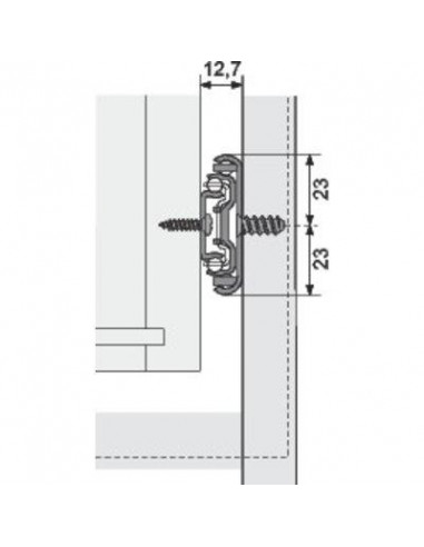 COUL KA 5632/500 LM 12.7 45KG HETTICH 73281
