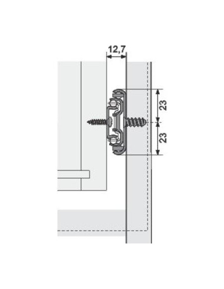 COUL KA 5632/500 LM 12.7 45KG HETTICH 73281
