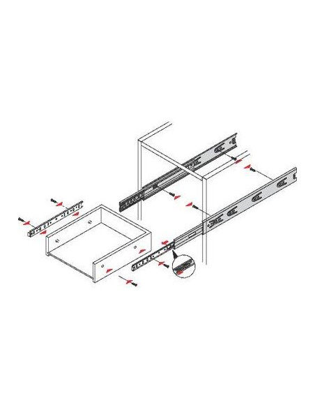COUL KA 5632/500 LM 12.7 45KG HETTICH 73281