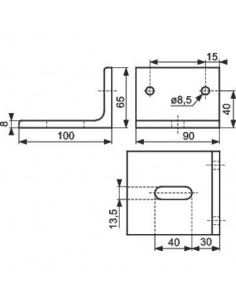SUSPENSION 2 SUPPORTS 131.910 ROBINET 131.910 2