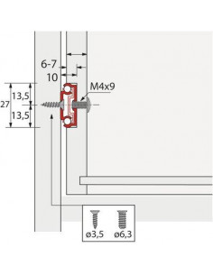 GLI.BIL.ZG 350X550/27/2 HETTICH 25156 2