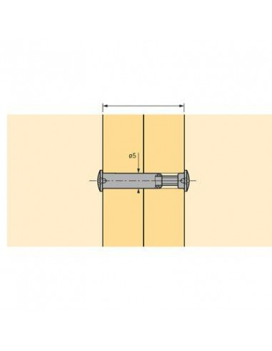 VIS JONCTION VHS 28-36 HETTICH 79659