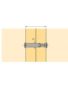 VIS JONCTION VHS 36-44 HETTICH 79660 2