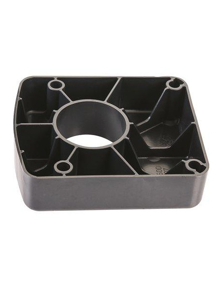 Embase de vérin en ABS Korrekt pour pied réglable HETTICH 61854