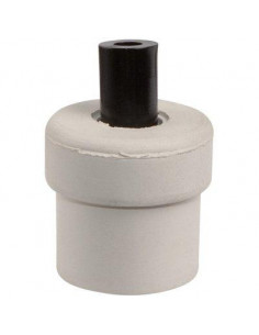 Embout pour tube rond à cheville Blanc 22mm CIVIC INDUSTRIE 19563417