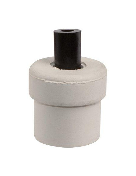 Embout pour tube rond à cheville Blanc 22mm CIVIC INDUSTRIE 19563417