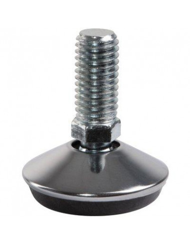 Vérin à rotule Pied métal plastique diamètre 35 mm M10 x 30 mm HEICO 12872