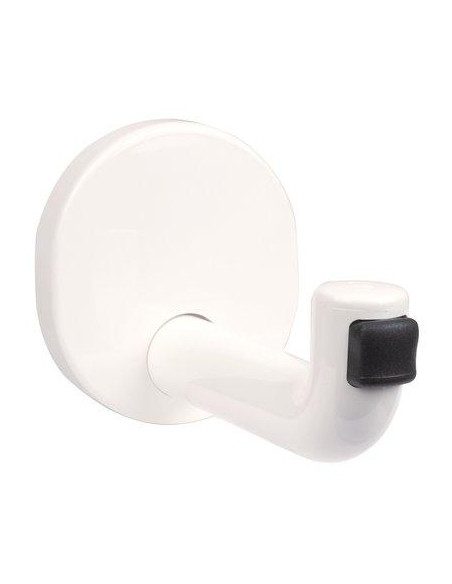 Patère nylon TSTH78 Blanc avec butée NORMBAU 0340010019