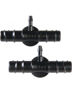 Té de dérivation Tuyau Ø 13 et 4 mm Rainjet Boîte de 2 pièces CLABER 91073