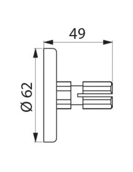 JEU DE PLATINES POUR TUBE D.20 DELABIE 2392