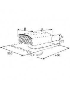 SORTIE TOITURE TOL D160 TUILE ANJOS 6007 2