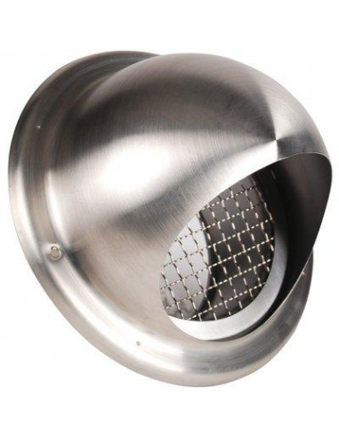 PRISE AIR FAÇADE INOX D125 VORTICE PAFI125