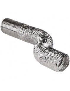 GAINE ALU SOUPLE NU D125 L10M VORTICE CAS12510