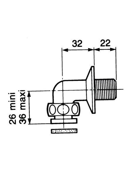 RACCORD COUDE CHR PRESTO 06216 PRESTO 06216