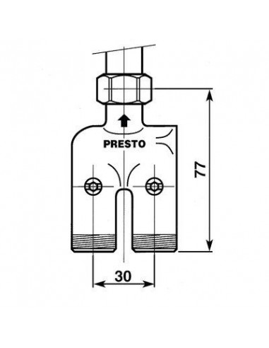 ROBINET PRE MELANGEUR PRESTO PRESTO 29410