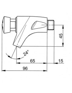 ROBINET PRESTO 504 3/8" FROID PRESTO 62000 2