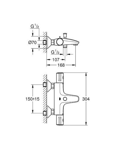 MIT THERM G800 BAIN/ DCHE GROHE 34569000