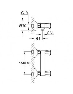 MELANGEUR DOUCHE COSTA L GROHE 26330001 2