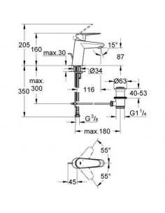 MIT LAV ECOCARE EUROSDISC COSM GROHE 3319020E 2