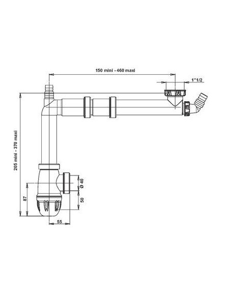 VIDAGE 1 CUVE JOINTS INTEGRES VALENTIN 78060000100