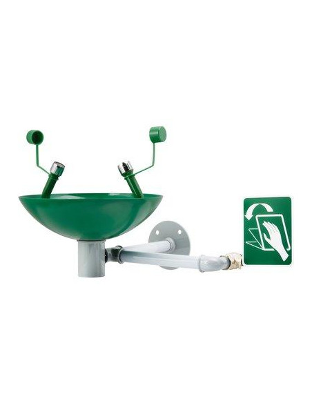 LAVE-YEUX AVEC VASQUE MURAL DELABIE 9102