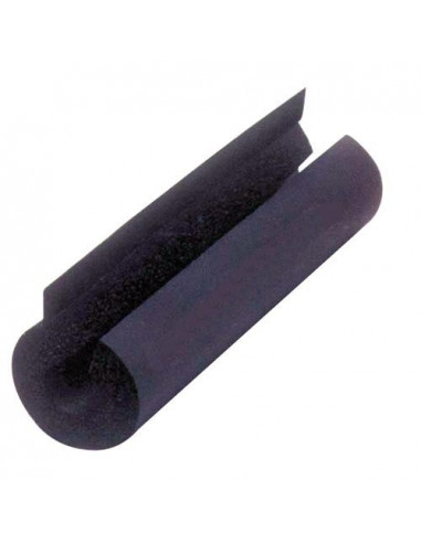 TUBE ISOLANT INSULTUBE PRE-FENDU ET PRE-COLLE ELASTOMERE NOIR M1