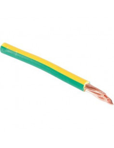 FIL H07VR VERT/J 25MM² AU METR H07VR25V/J