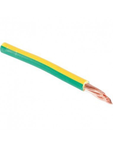 FIL H07VR VERT/J 25MM² AU METR H07VR25V/J