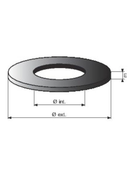 Rondelle de chasse standard 65X35X2 DEME 19008.087