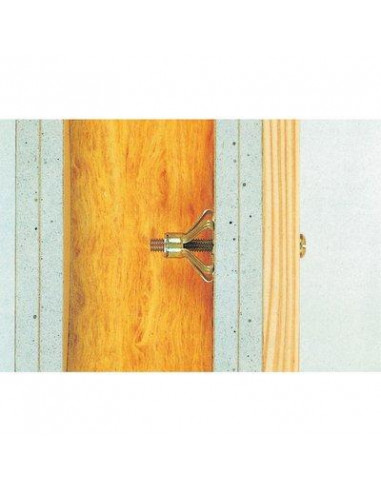 Cheville métallique pour cloison creuse avec vis HM 5x37S (par 100) FISCHER 93431
