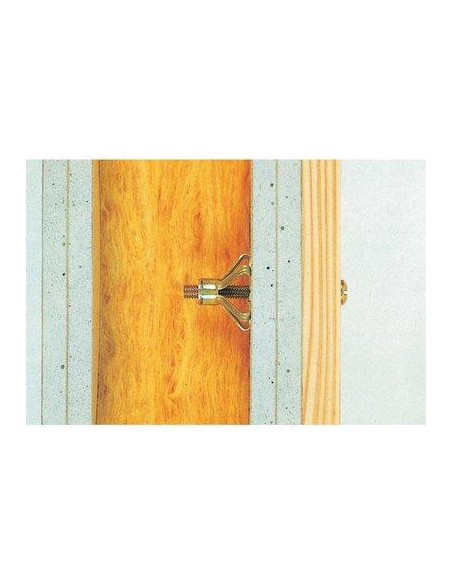 Cheville métallique pour cloison creuse avec vis HM 5x37S (par 100) FISCHER 93431