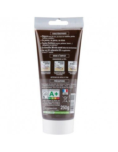 PATE BOIS A L'EAU CH.FONC 250G SINTOBOIS 37400