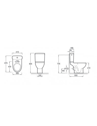 PACK WC ODEON UP JACOB DELAFON E0520-00