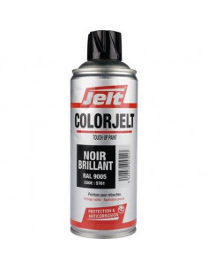 PEINTURE NOIR BRILLANT 520ML JELT 005701