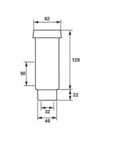 SIPHON ENTONNOIR PVC NICOLL YGSF1 2