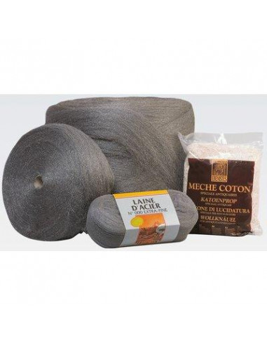 LAINE D'ACIER 1KG 0000 BO1A