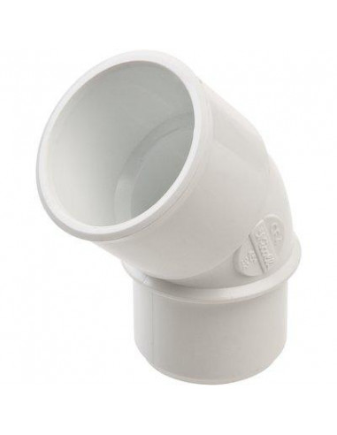 COUDE M-F 45° MF 32 PVC BLC NICOLL CF4B