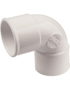 COUDE F-F 87°30 32 PVC BLC NICOLL CF88B