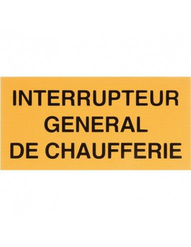 ETIQ INTERRUPTEUR GENERAL CHAU CZ02