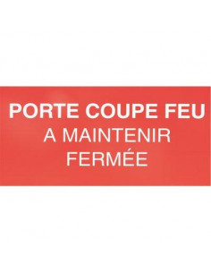 ETIQ PORTE COUPE FEU FERMEE CZ14