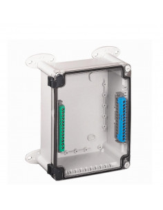 Boîtier industriel plastique IP55 IK07 270x170x86mm avec couvercle transparent RAL7035 LEGRAND 035971 2