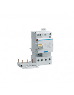 Bloc différentiel double sortie 3P+N 25A 300mA type AC HAGER BFC925F