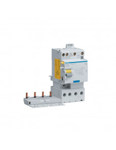 Bloc différentiel double sortie 4 Pôles 25A 30mA type AC HAGER BDC825 2