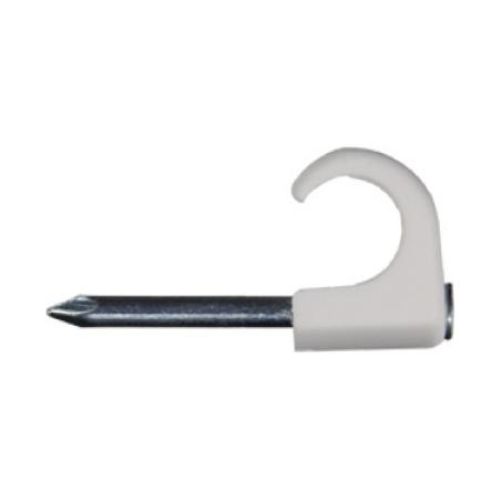 Mureva Fix Clip à clou pour câble Ø7-10mm clou Ø2-L25mm blanc RAL9010 SCHNEIDER 2032011