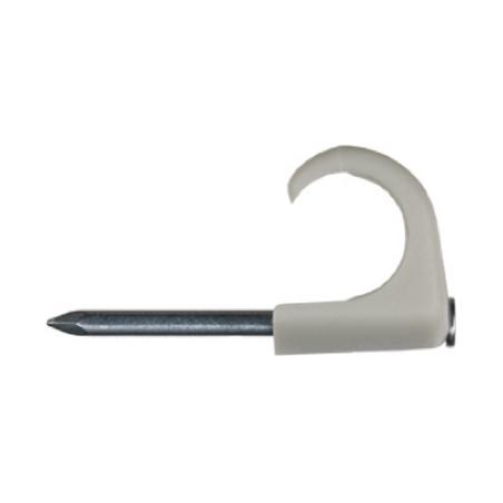 Mureva Fix Clip à clou pour câble Ø8-12mm clou Ø2-L30mm blanc RAL9010 SCHNEIDER 2041200