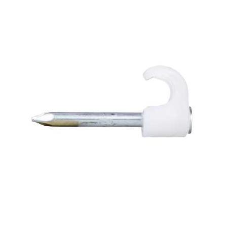 Mureva Fix Clip à clou pour câble Ø10-14mm clou Ø2-L30mm blanc RAL9010 SCHNEIDER 2042018