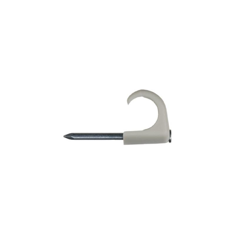 Mureva Fix Clip à clou pour câble Ø10-14mm clou Ø2-L30mm blanc RAL9010 SCHNEIDER 2042018