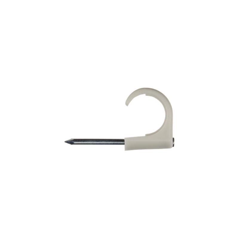 Mureva Fix Clip à clou conduit Ø18-22mm clou Ø2,5-L45mm gris SCHNEIDER 2060028