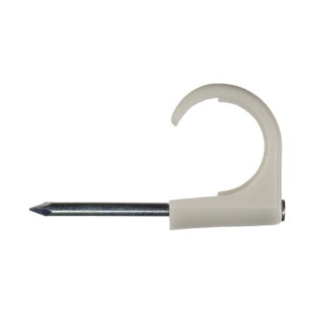 Mureva Fix Clip à clou conduit Ø18-22mm clou Ø2,5-L45mm gris SCHNEIDER 2060028
